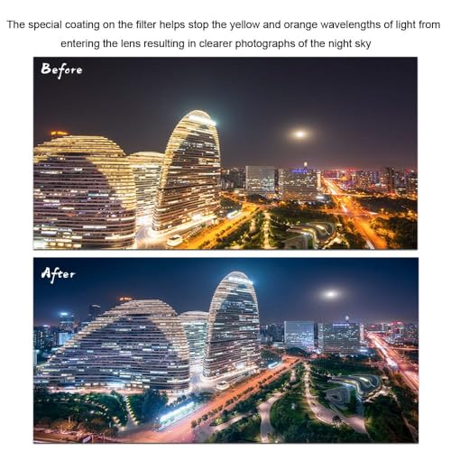 Image of GetZget Nd Filters Lens Compatible with oneplus12, iPhone 14 /15 pro & pro max, Xiaomi 14 Mobile Cover, DSLR Camera (Neatural Night Filter, 58mm)