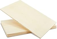 Juvale 4-Pack Unfinished Rectangle Wood Boards for Crafts 15.5x9.8in Poplar Plywood - Smooth Sanded for Painting, Staining, DIY Signs & Decor