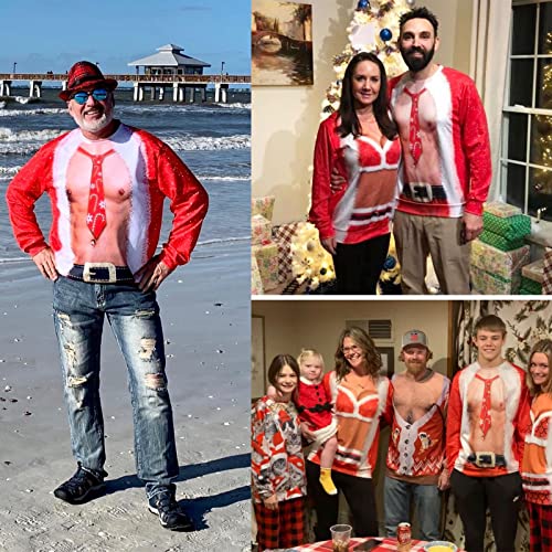 Leapparel 70S Men And Women Unisex Ugly Christmas Sweatshirt Cute Rainbox Tree With Xmas Light Up Sweater Novelty Over Size One Piece Winter Holiday Jumper Top Shirts For Adult Xxxl #TOP2