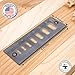 DFM Tool Works A2 Domino Tenon Trim Plate - Compatible with Festool Domino Joiners - Trims 4mm to 14mm Sizes - Fits Glue-ups or Dry Fits - Eliminates Sanding and Razor Blade Use - Made in USA