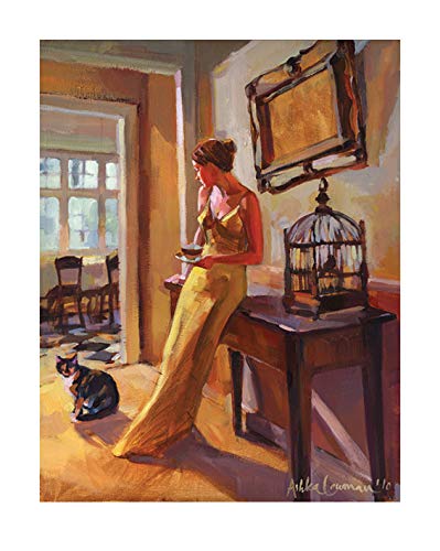 Ashka Lowman Autumn Gold II -Stampa Artistica 40 x 50 cm Carta Multicolore 40 x 50 x 1.3 cm