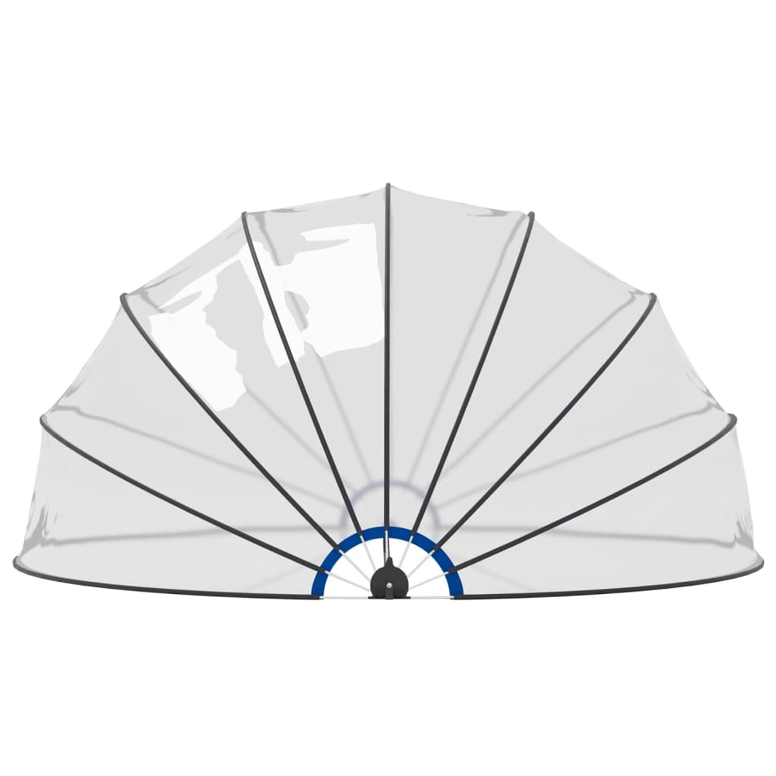 SECOLI Cubierta de piscina cúpula para piscinas elevadas, cubierta redonda para piscina, 559 x 275 cm - 559 x 275 cm