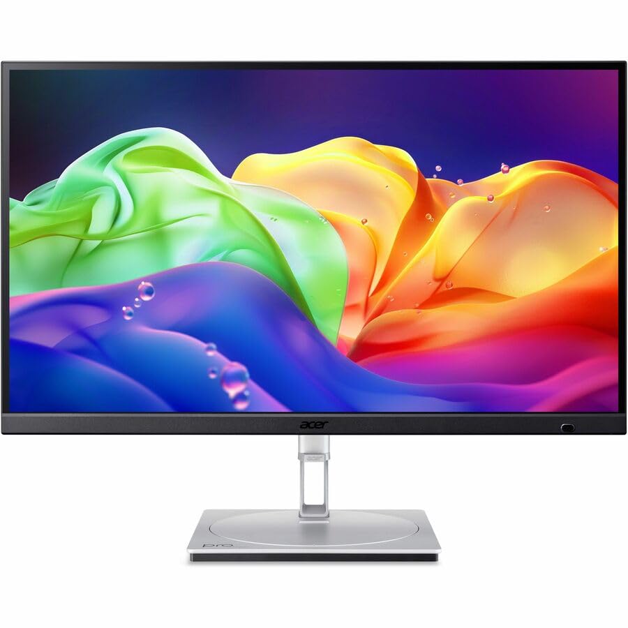 Image of Acer PE270K L1 27 inch Class 4K UHD LCD Monitor - 16:9 - Silver