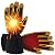 Rabbitroom Heated Gloves for Men Winter Arthritis Heating Gloves Hand Warm Waterproof Touchscreen Texting Warmer Thermal Gloves for Cold Weather Snowboarding Shovel Hiking Skiing Hunting (4.5V-Gloves)