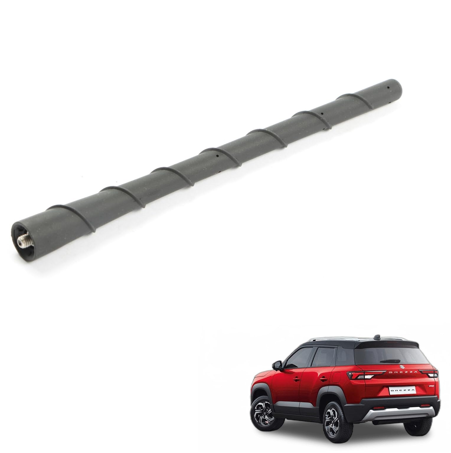 Kozdiko Car Antenna for Roof Black Colour Flexible for FM/AM Radia Compatible with Maruti Suzuki Brezza (2022-Present)-image-5