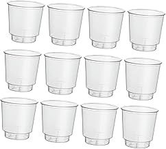 Copos De Vidro Descartáveis 100 Pçs Copos De Bebida Para Piquenique Copo De Bebida Para Festa Copos De Festa Copos Descartáveis Transparentes Copo De Festa Reutilizável