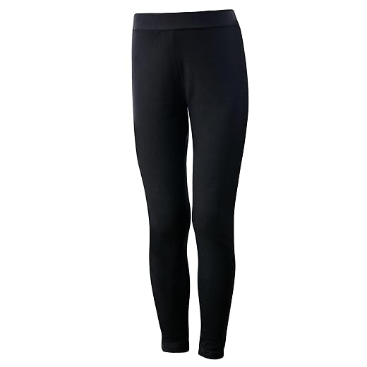 Calça legging feminina preta atlética de dança infantil para treino de balé