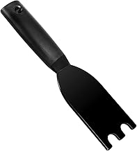 Universal Grill Scraper George Foreman Indoor Grills Most Other Indoor Nylon Grills Spatula Cleaner Resistant Grill Scraper Tool with Grooves Heat for Easy Cleaning Comfortable Grip