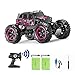 Remote Control Car Pink 360° Stunt Tumbling Waterproof Monster Truck, Boy and Girl Adult Children Can Control The Toy
