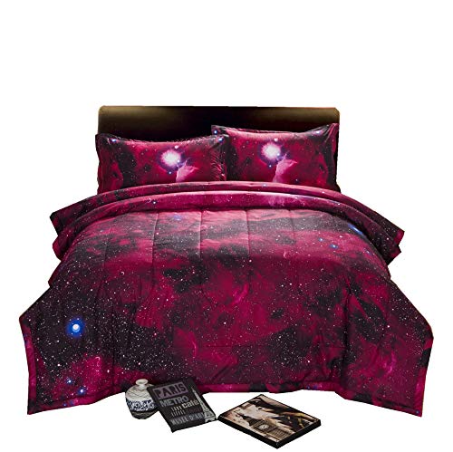 A Nice Night 3D Galaxy Blanket Comforter Bedding Sets Home Textile with Comforter