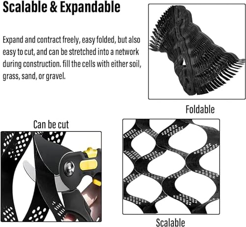 Géogrilles de stabilisation de sol perméables pour sentiers et parkings - 8