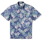 Reyn Spooner Camisa hawaiana conmemorativa Aloha para hombre, X-Large