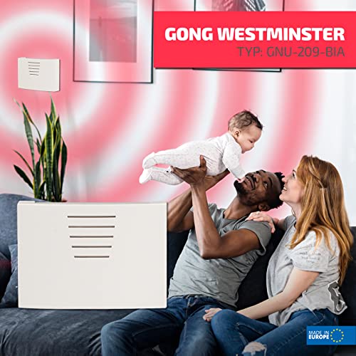 Sundi GNU-209 Westminster Glockenspiel, Weiß