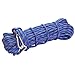 Produktbild HLKODS 50M Outdoor-Sicherheitskarabiner, 10Mm Fluchtseil, Feuerrettung Für Camping, Wandern, Klettern, Überleben,Blau
