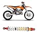 Motorcycle Shock Absorber, 450mm/17.72in Universal Adjustable Rear Suspension, Heavy Duty Motorcycle Rear Shock Strut for ATV, Kart, Scooter, Dirt Bike, Quad, UTV