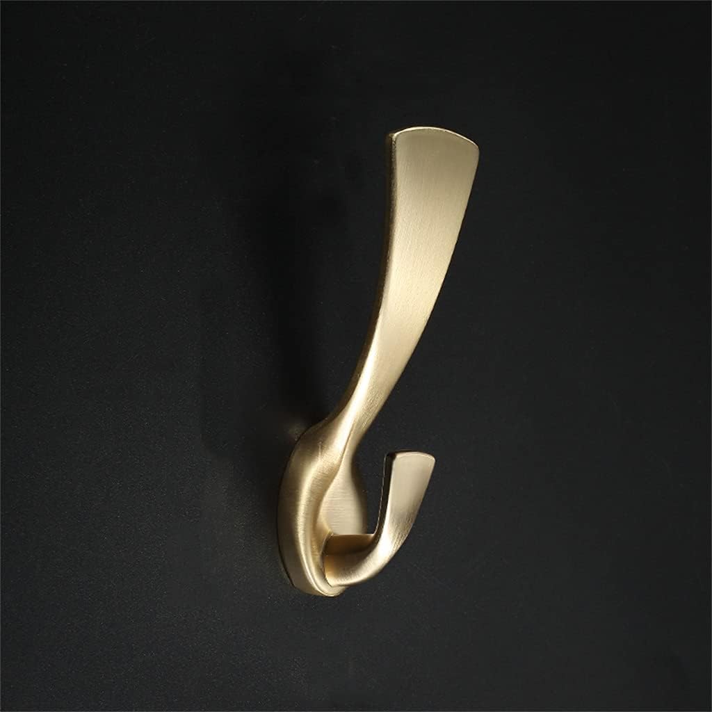 Chinese Hook Single Hook After Entering The Door Wardrobe Clothes Coat Hook Minimalist Coat Hook Wall Hanging Gold(Gray,D)
