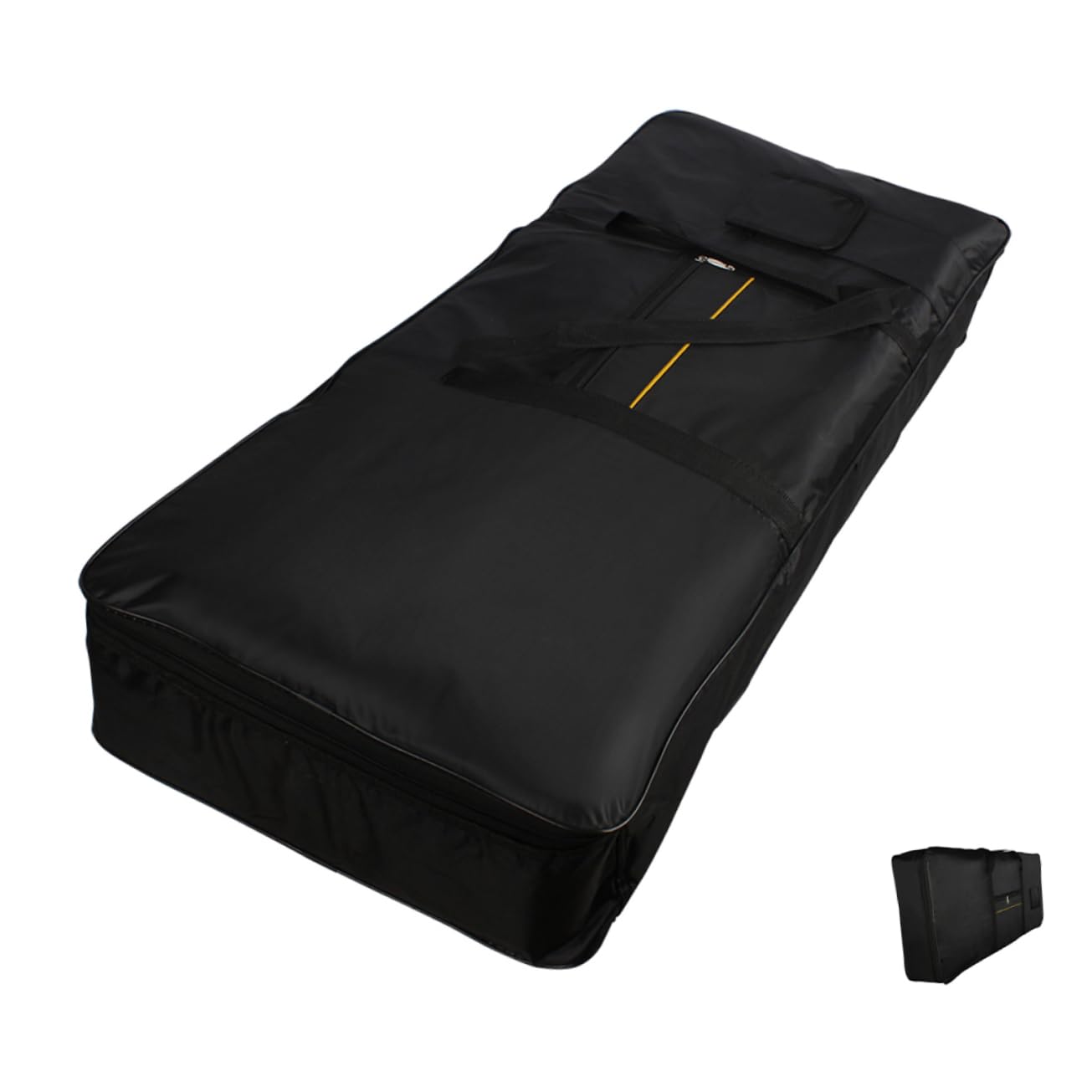 Toyvian Borsa per Tastiera Elettronica da 61 Tasti Oxford Nero, Può essere Usata come Borsa a Mano o Zaino, Comoda dal Design alla Moda