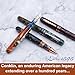 Conklin 1898 Fountain Pen, Misto Orange - Flex Nib | Luxury Writing Instrument with Unique Resin Blend | JoWo Stainless Steel Nib Made in Germany | Ideal for Pen Enthusiasts