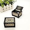 Micteney The Lord of the Rings Music box Antique Carved Wooden music box,Play the Lord of the Rings theme song Clockwork-driven (Lord of the Rings) #3