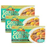 YIJIA | S B - Golden Curry Medium Hot 220 gr - El curry es uno de los alimentos más populares en Japón. (3 Unidad)