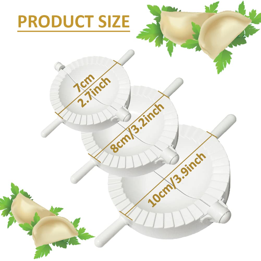 Stampo Ravioli Manuale Stampo Per Ravioli E Dumpling In Acciaio Inox - Set 2 Pezzi Per Cucina Casalinga | Ravioli Cinesi Fatti In Casa Stampo Gnocchi Cinesi - 3