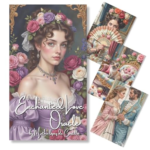 Enchanted Love Oracle cards: Oráculo del Amor, Almas Gemelas, Nuevo Amor tarot para Principiantes con significados, fácil e intuitivo, Guía y Video Curso de regalo 5 idiomas, Oráculo de Almas Gemelas | Ya disponible en tu tienda friki favorita! En mundofriki.es!