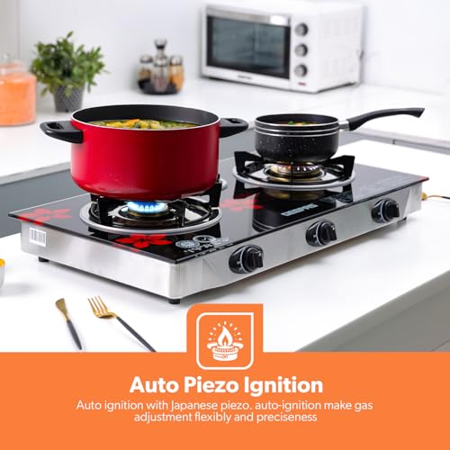 Geepas 3 Burner Gas Cooker (Model Gk6759)