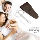 marQus - Nagelschaartje uit Solingen met afgerond lemmet, incl. etui voor nauwkeurig nagels knippen, geschikt voor baby- of kindernagels
