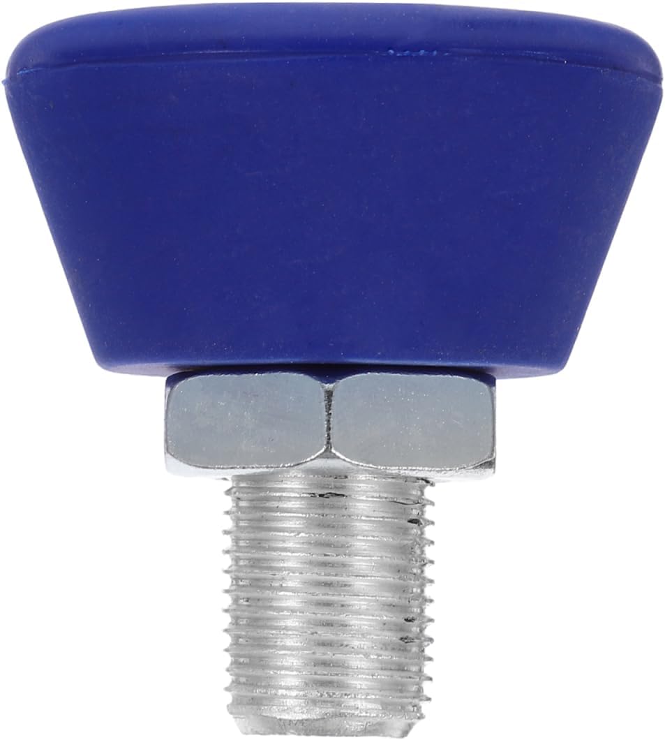 Roller Skate Toe Stoppers Replacement 5/8 in Rubber Skate Stoppers Plugs with Screws Toe Stops Replacement Wheels Accessories for Double-Row Rolling Skating