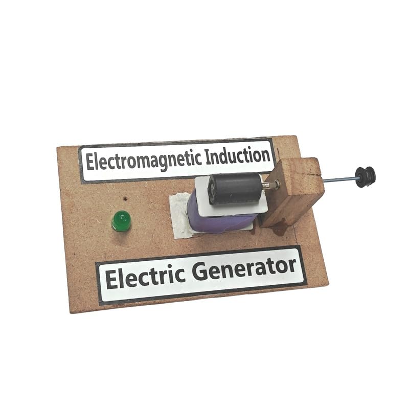 Magnet Electric Generator AC DC Science Project Faraday's Law of Electromagnetic Induction Physics Working Model for Class 10, 12 School Students-image-20
