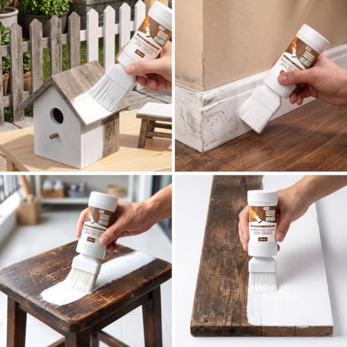 Image of White Touch-Up Paint for Wood,Furniture, Cabinets,Metal,6.35 Oz