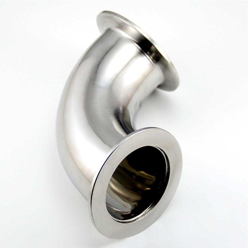 KF25 (NW25) 90 Degree Elbow Corner, Stainless Steel Adapter Vacuum Oven Fitting