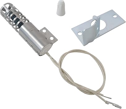 3-1/2 Inches Oven Igniter Replacement for WB2X9154, Fit for GE Round Gas Range Igniter JGRP18GEL5 JGSP21GEP1, Replace 300259 WB00X6640 WB13K0001 120V 2.5-3.0 A New by GruDawu