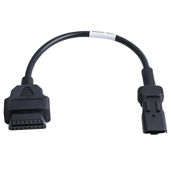 3 Pin 16 Pin Diagnostic Adapter OBD2 OBDII Cable Compatible with KY-MCO Motorcycle