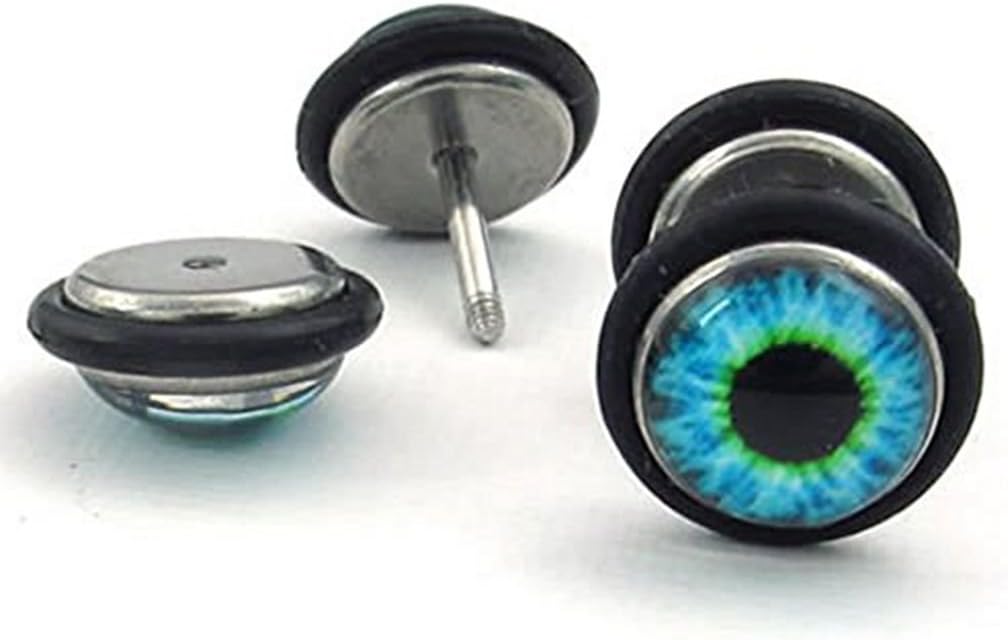 Buy Mens Stainless Steel Evil Eye Stud 