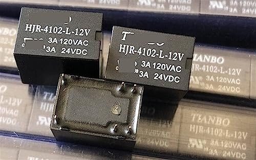 Relé HJR-4102-L-12V 4100-12V-3A para conmutación de 6 pines