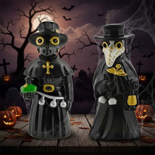 Figuritas de resina pintadas a mano para decoración de Halloween miniatura 5