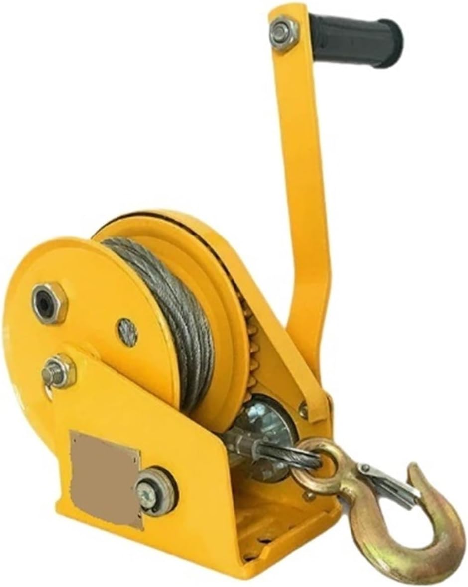 Hand Crank Winch, Manual Winches, Portable 1200lbs 2600lbs 1800lbs Mini Small Hand Winch,Boat Trailer Winches