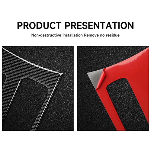 Image of Car Gear Shift Panel Decals for 2011 2012 2013 2014 Chrysler 300 / 300C / 300S / Limited /Base Accessories Carbon Fiber Stickers