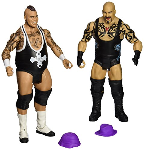 WWE Battle Pack: Tensai vs. Brodus Clay with 2 Hats Action Figure (2-Pack)
