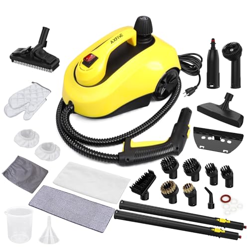 Steam Cleaners,Steam Mops for Floor Cleaning,Steam Mop with 28-Piece Accessories,5 Meter Power Cord for Floor Steamer, Removing Wallpaper,Oven,Carpet,Upholstery,Sofa,Car-Steamer Cleaning.