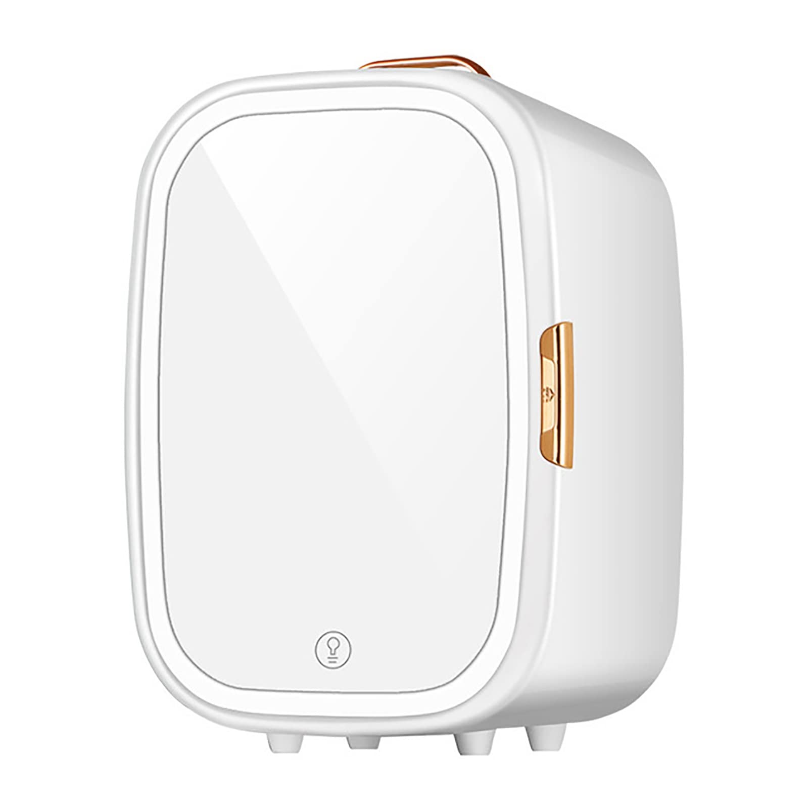 20L Mini Nevera Belleza Espejo LED AC/DC Enfriador Calentador para Viaje
