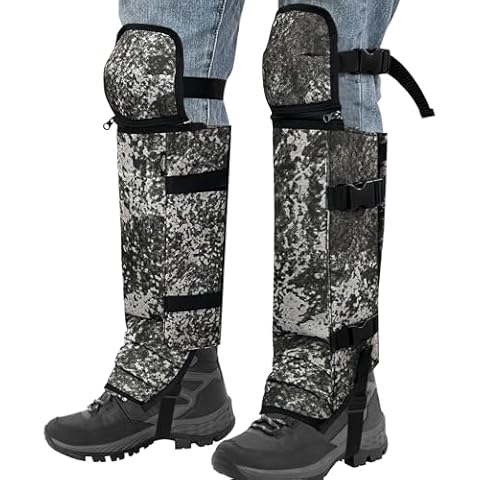 MDSTOP Snake Gaiters Snake Chaps, Waterproof Snake Guards, Adjustable Snake Bite Protection for Lower Legs, Snake Chaps for Men & Women, Snake Proof Gaiters for Hunting,Outdoor and Farm Working Cover