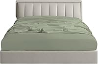 Vista 7 de MyGiza Sheets Sábana Bajera Ajustable con Bolsillo Profundo de 18 Pulgadas, 100% Algodón Egipcio Giza, Borgoña