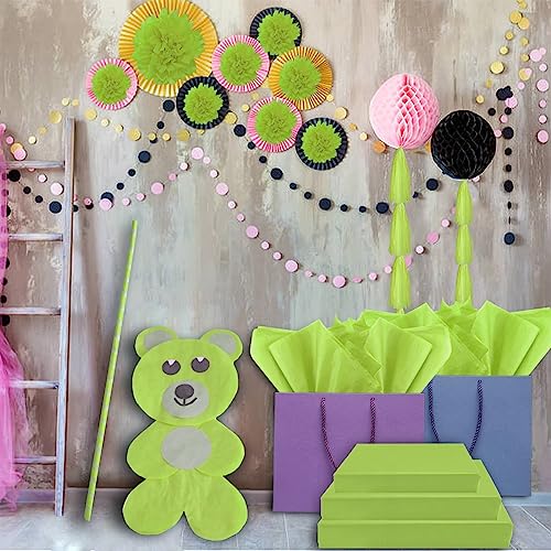 Undemouc Green Tissue Paper 100 Sheets Tissue Paper Bulk For Gift Bags 20X14 Inches Wrapping Tissue Paper For Diy Crafts Birthday Wedding Holiday Christmas Party Decor #TOP6
