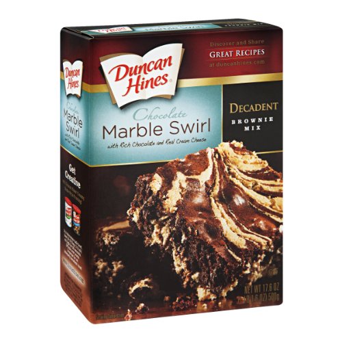 Duncan Hines Decadent Brownie Mix Chocolate Marble Swirl