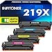 Produktbild 219X 219A MFP 3302FDWG Toner Mit Chip: Kompatible Ersatz für HP 219X 219A für Color LaserJet Pro MFP 3302FDNG 3302SDWG 3302FDW 3302SDW 3302FDN 3202DN 3202DW Schwarz Cyan Magenta Gelb W2190X 4-Pack