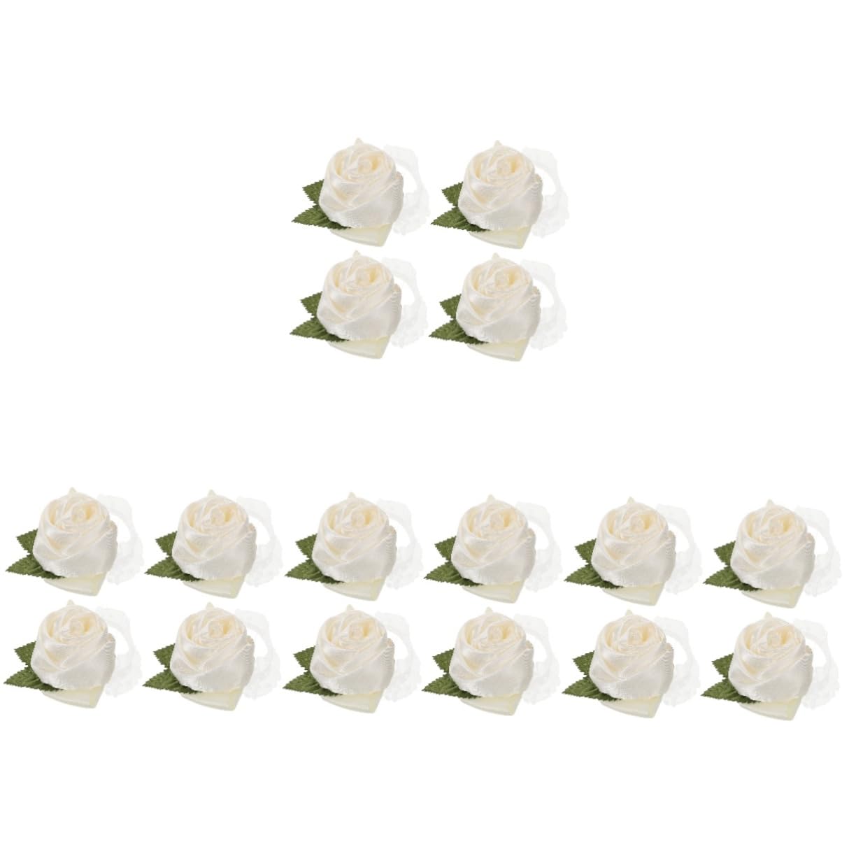 Healeved Braccialetti per Corsage da Polso Damigella d'Onore Braccialetti per Corsage da Polso E Boutonniere Braccialetti per Corsage da Polso Bouquet da Sposa Braccialetti per