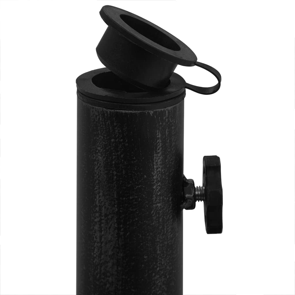 SKM Umbrella Base Black 48x48x33 cm Cast Iron (Weight-13KG)