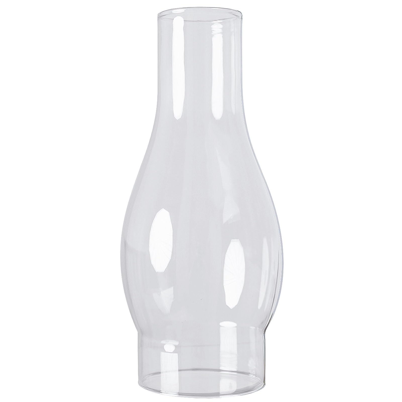 3 Inch by 8 1/2 Inch Clear Glass Oil Lamp Chimney Kerosene Lamp Replacement Parts for Vintage and Restoration of Antique Oil and Kerosene Lamps